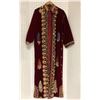 Image 1 : Decorative maroon metallic gold robe