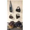 Image 1 : Group of assorted bags - includes bucket bags / handbags / leopard bags / African bags etc (approx 2