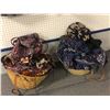 Image 2 : Group of assorted bags - includes bucket bags / handbags / leopard bags / African bags etc (approx 2