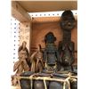 Image 2 : Group of African assorted decorative items - includes dolls / sculptures / Kenyan milk gourd / clay 