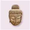 Image 1 : Vintage solid Chinese black stone Buddha head - approx 10 1/2" height