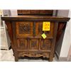 Image 1 : Antique rustic Chinese altar cabinet - approx 29" L x 41 1/2" W x 34" H