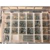 Image 3 : Large group of tools, screws, c-clamps, wheels, dictionary, tool box w/mis tools, etc...