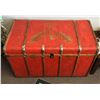 Image 2 : Large painted wooden chest / blanket box - approx 43" W x 24" L x 27" H