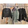 Image 2 : Rack full of assorted set dec wardrobe - includes chef coats / sleeveless vests / jackets / jeans pa