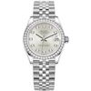 Image 1 : Rolex 31MM SS Datejust with Diamond Bezel Model # 278384RBR