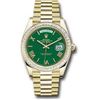 Image 1 : Rolex Day Date YG 40MM with Diamond Bezel Model # 228348RBR