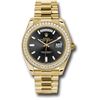 Image 1 : Rolex Day Date YG 40MM with Diamond Bezel Model # 228348RBR
