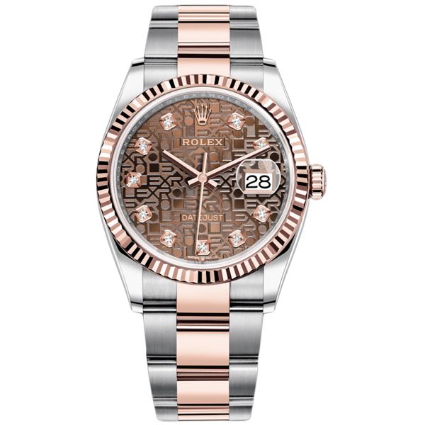 Rolex 36MM Datejust SS/RG Model # 126231