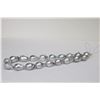 Image 2 : 16-17mm Tahitian Silver Grey Long Baroque Necklace with Gold Clasp