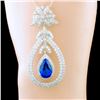 Image 3 : 18k White Gold 4.09ct Tanzanite & 2.50ctw Diamond