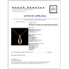 Image 3 : 14K Gold 41.37ct Citrine & 1.05ctw Diamond Pendant