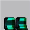 Image 1 : Natural Greenish Blue Tourmaline Pair {Flawless-VVS}