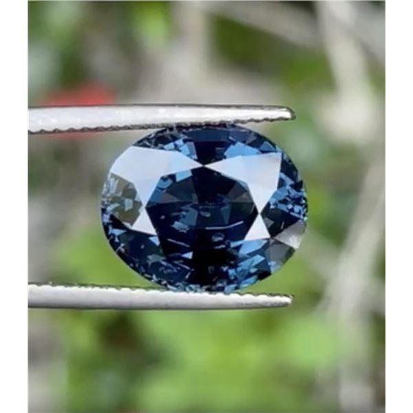 Natural Oval Cobalt Blue Spinel 7.06 Cts - Untreated