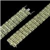 Image 3 : Natural Top Rich Green Peridot 287 Carats Bracelet