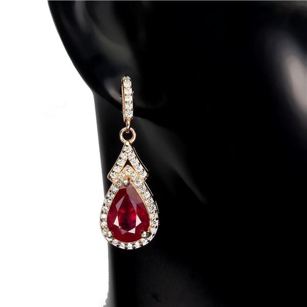 Natural Ruby Earrings