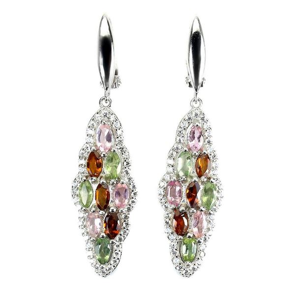 Natural Tourmaline Earrings