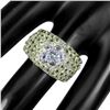 Image 1 : Natural Tanzanite Peridot Ring