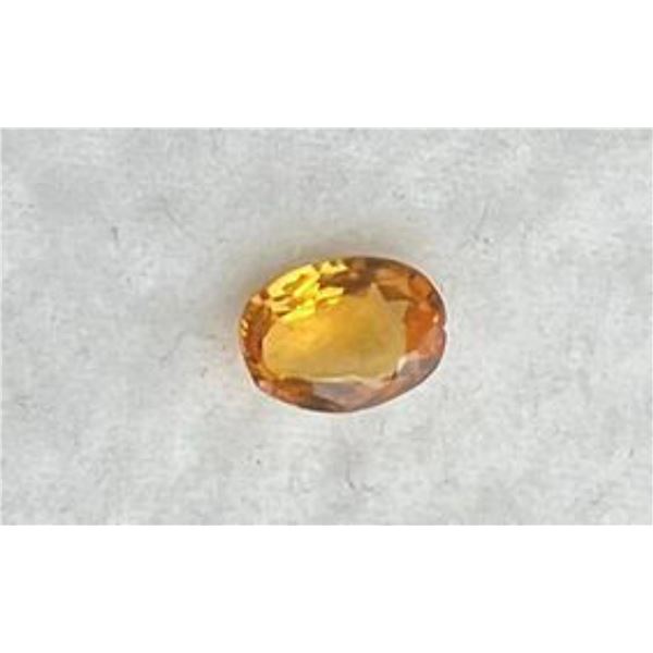 Natural Vivid Yellow Ceylon Sapphire....1.42 Cts