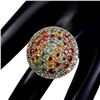 Image 3 : Natural Sapphire Multi Color Ring