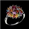 Image 2 : Natural Star Ruby & Sapphire Ring