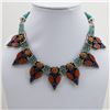 Image 1 : Tibet Natural Stone Tribal Queen Royal Necklace