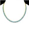 Image 1 : Natural Paraiba Blue Brazil Apatite Necklace