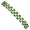 Image 1 : Natural Untreated Green Chrome Diopside Bracelet