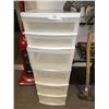 Image 1 : plastic drawer organizer