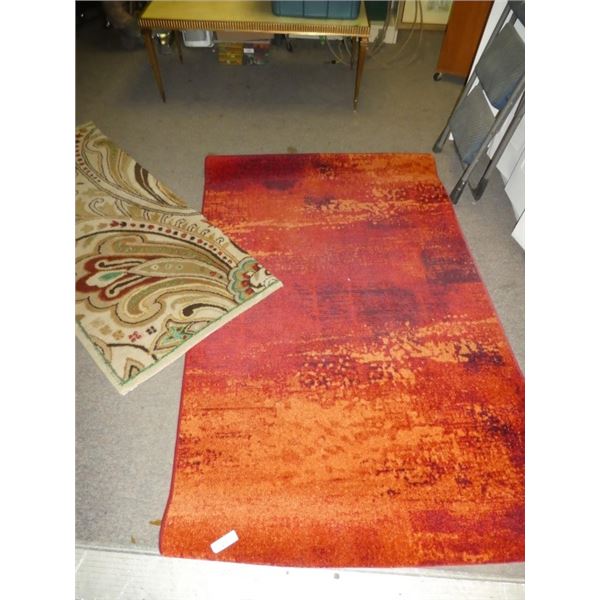 area rugs 72"x45" & 28"x64"