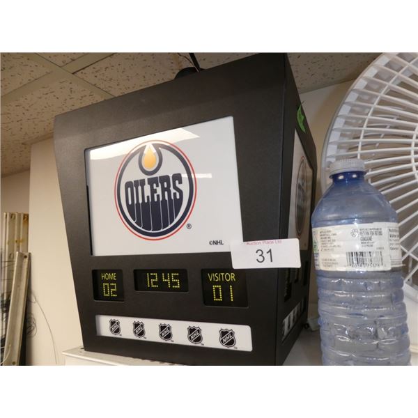 Oilers lamp works