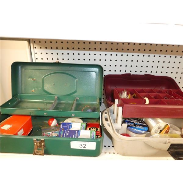 tackle boxes w/ contents