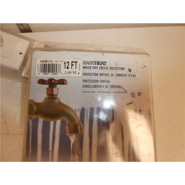 60 min control timer, water pipe freeze