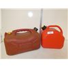 Image 1 : plastic gasoline jugs/cans