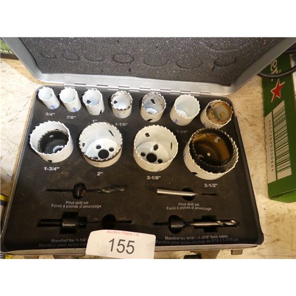 Mastercraft hole saw kit