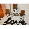 Image 2 : live, love, laugh decorations & candle holders