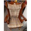 Image 1 : wooden rocking chair