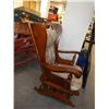 Image 2 : wooden rocking chair