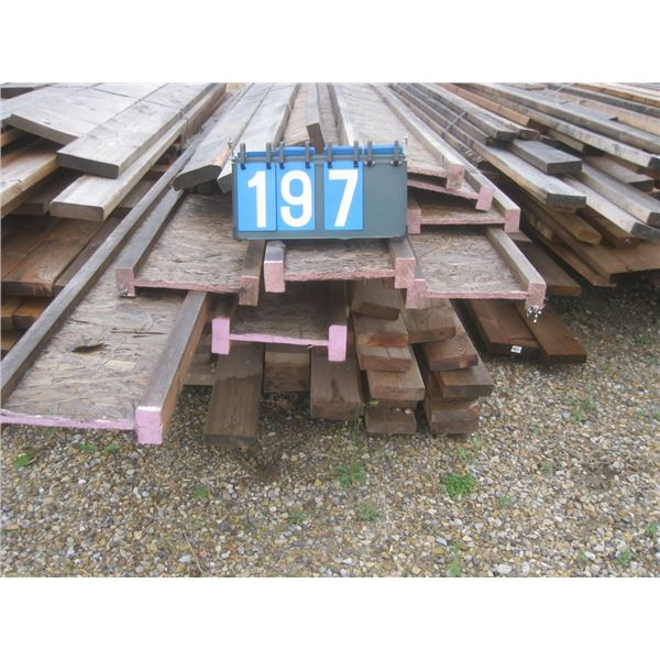 Large Bundle of Lumber consisting of