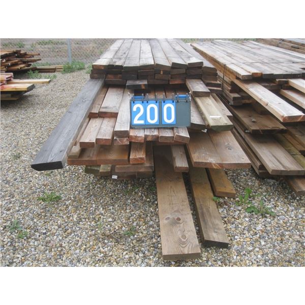 Large Bundle of Lumber consisting of
