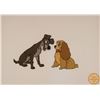 A Lady and the Tramp Serigraph Cel.