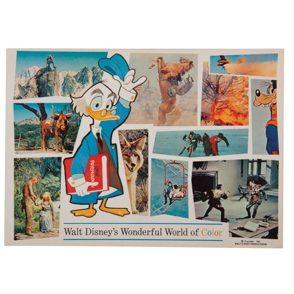 A Multi-Signed "Wonderful World of Color" Card.