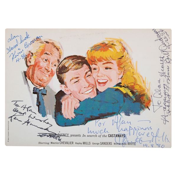 A Multi-Signed In Search of the Castaways Fan Card.