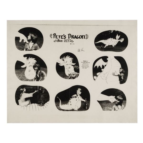 A Pete's Dragon Model Sheet.