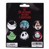 Image 1 : A Set of (6) Nightmare Before Christmas Buttons.
