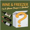 Image 1 : Wine and a Freezer with a 1 in 3 Chance that the Freezer is Fully Stocked