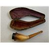 Image 3 : ANTIQUE MEERSCHAUM AND AMBER CIGARETTE CIGAR HOLDER