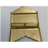 Image 3 : ANTIQUE BRASS CIGARETTE CASE MADE LIKE AN LETTER ENVELOPE 1939 DATE ON THE STAMP