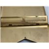 Image 4 : ANTIQUE BRASS CIGARETTE CASE MADE LIKE AN LETTER ENVELOPE 1939 DATE ON THE STAMP