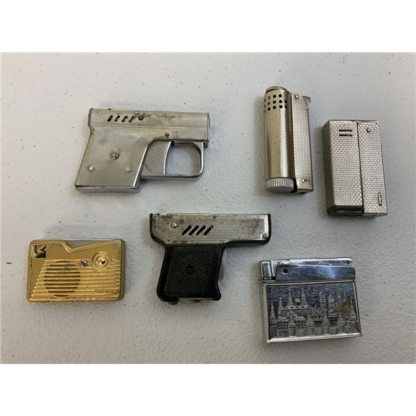 LOT OF VINTAGE COLLECTABLE LIGHTERS MOST MADE IN USSR